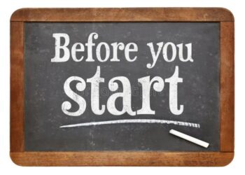 Before Your Start Blackboard Sign Stock Image - Image of blackboard ...